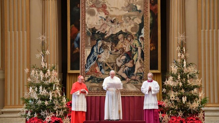2020.12.25 Messaggio Natalizio e Benedizione Urbi et Orbi 2020.12.25 Messaggio Natalizio e Benedizione Urbi et Orbi